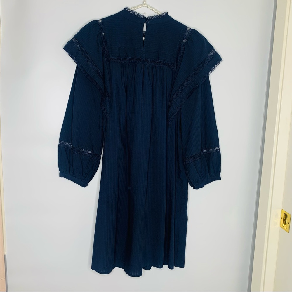 Anthropologie l Maeve Navy Fleetwood Tunic Dress - Picture 7 of 13